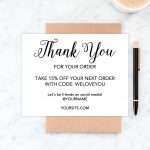Free Printable Thank You Cards For Business   Chicfetti   Free Printable Thank You Cards