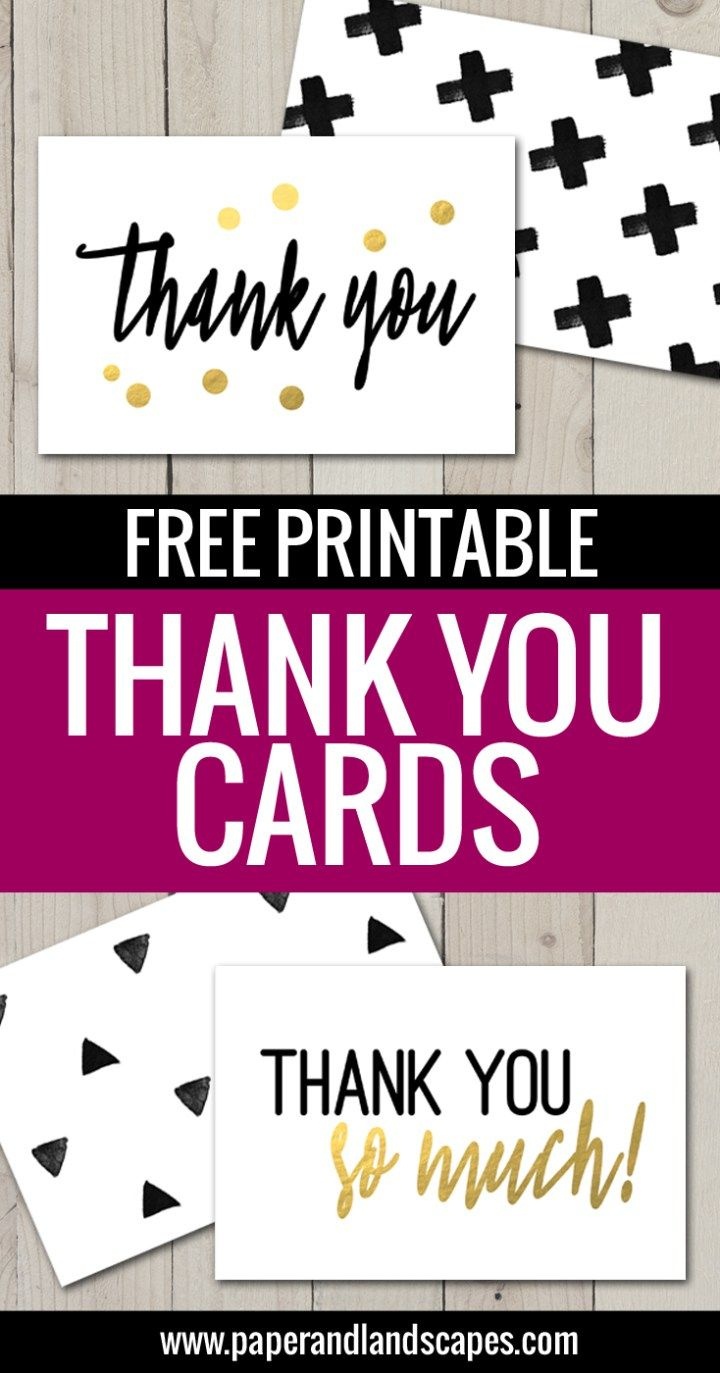 Free Printable Thank You Cards | Freebies | Free Thank You Cards - Free Printable Thank You Cards