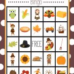 Free Printable Thanksgiving Bingo Game | Craft Time | Thanksgiving   Free Printable Thanksgiving Games For Adults