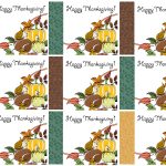 Free Printable Thanksgiving Place Cards    Also Great For Cupcake   Free Printable Halloween Place Cards