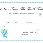 Free Printable Tooth Fairy Letter | Tooth Fairy Certificate   Free Printable Tooth Fairy Certificate