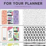 Free Printable Top Tab Dividers For Planners, Diaries And Agendas   Free Printable Dividers