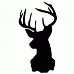 Free Printable Wall Stencils Of Names The Browning Smbol | Horns For   Free Printable Deer Pumpkin Stencils