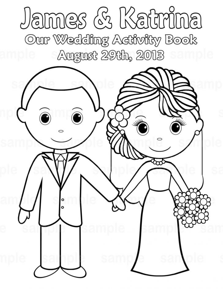 Wedding Coloring Book Free Printable