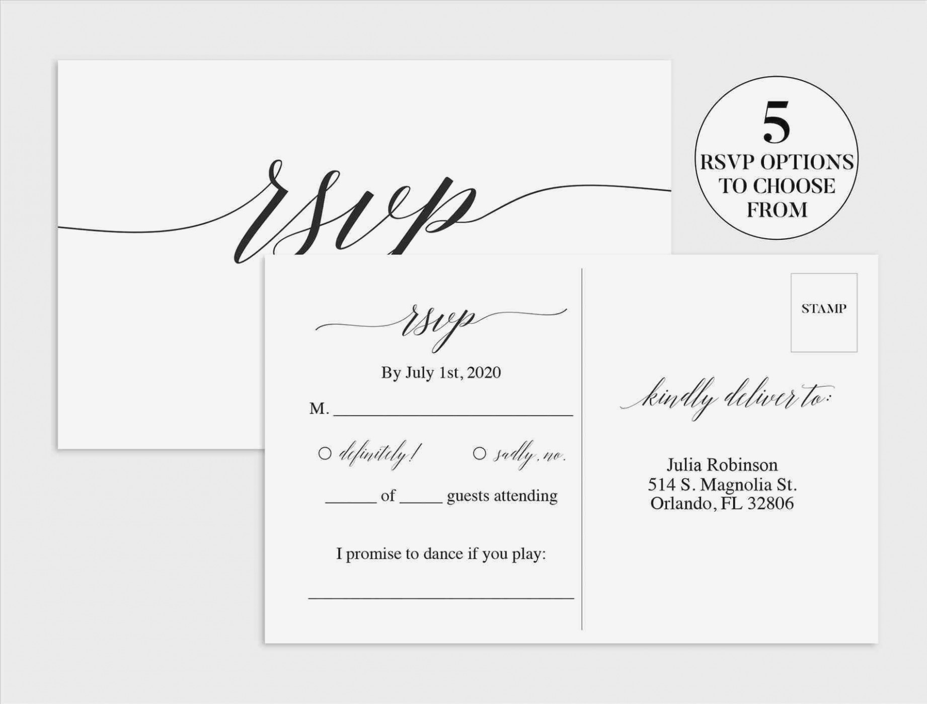 Free Printable Wedding Rsvp Card Templates – Keni.candlecomfortzone - Free Printable Rsvp Cards