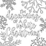 Free Printable White Christmas Adult Coloring Pages | Coloring Pages   Free Printable Christmas Coloring Pages