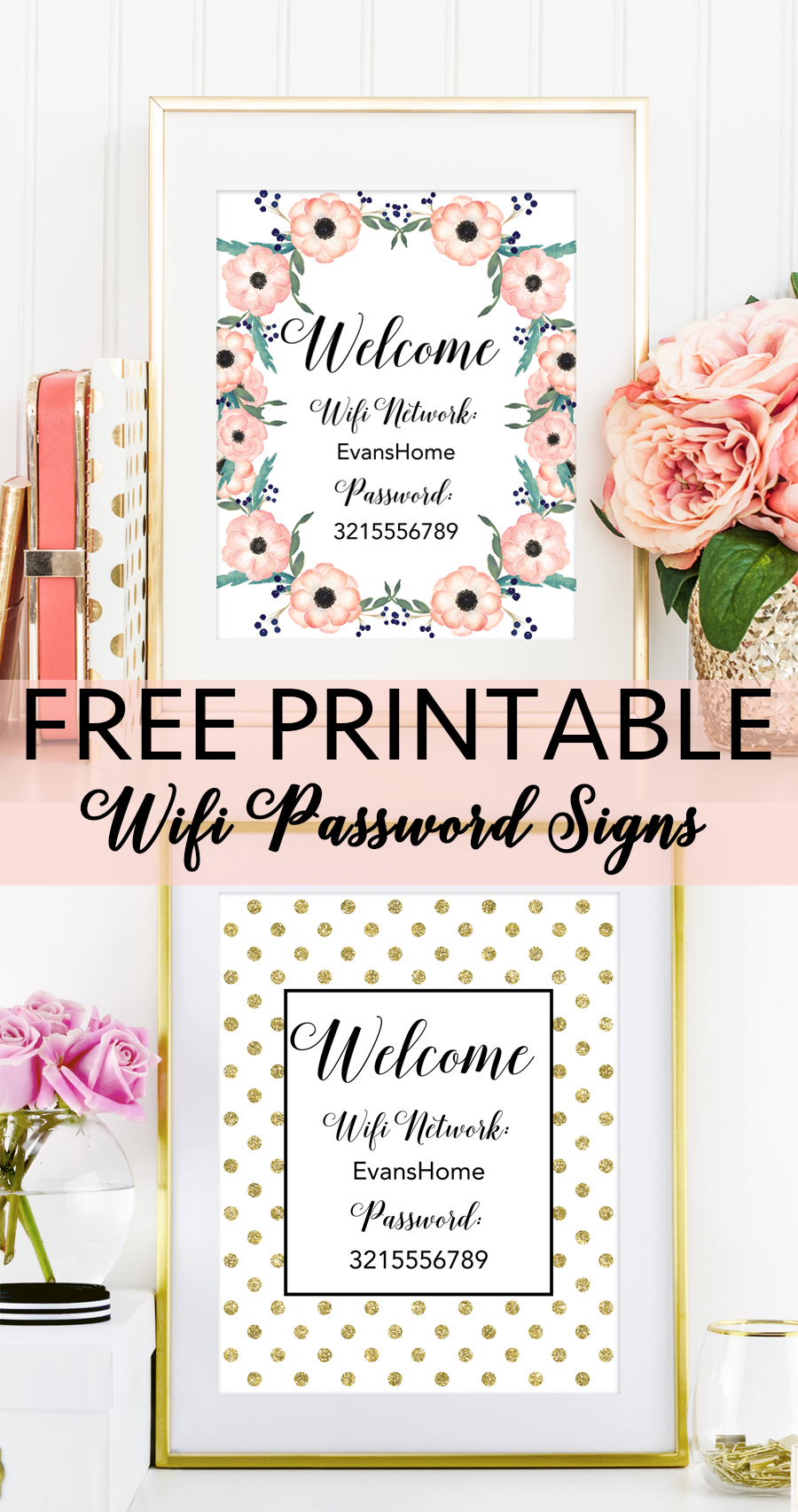 Free Printable Wifi Password Signs | Decorating Ideas - Home Decor - Free Printable Wifi Sign