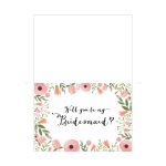 Free Printable Will You Be My Bridesmaid Card | Mountain Modern Life   Will You Be My Bridesmaid Free Printable