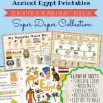 Free Printables Ancient Egypt Homeschool Resources | Ready To Learn   Free Printable Timeline Figures