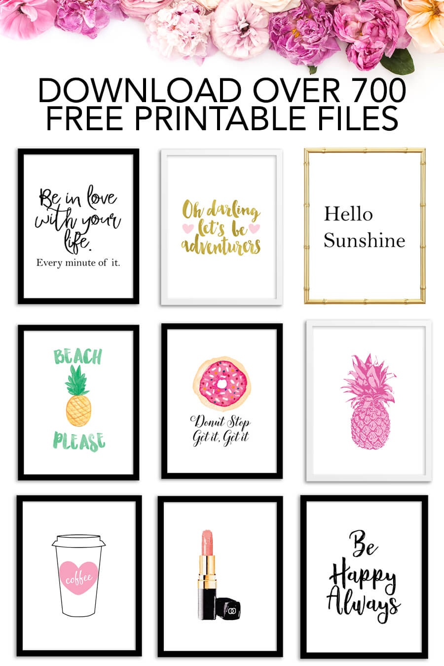 Free Printables - Download Over 700 Free Printable Files! - Chicfetti - Free Printable Pictures