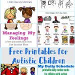 Free Printables For Autistic Children And Their Families Or   Free Printable Schedule Cards