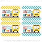 Free Printables: School Bus Driver Appreciation   Free Printable School Bus Template