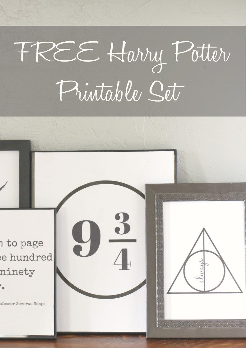 Free Set Of Harry Potter Printables – Salty Willows - Free Printable Harry Potter Pictures