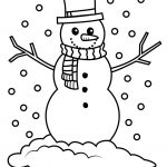 Free Snowman Clipart, Template & Printable Coloring Pages   Free Printable Snowman Patterns