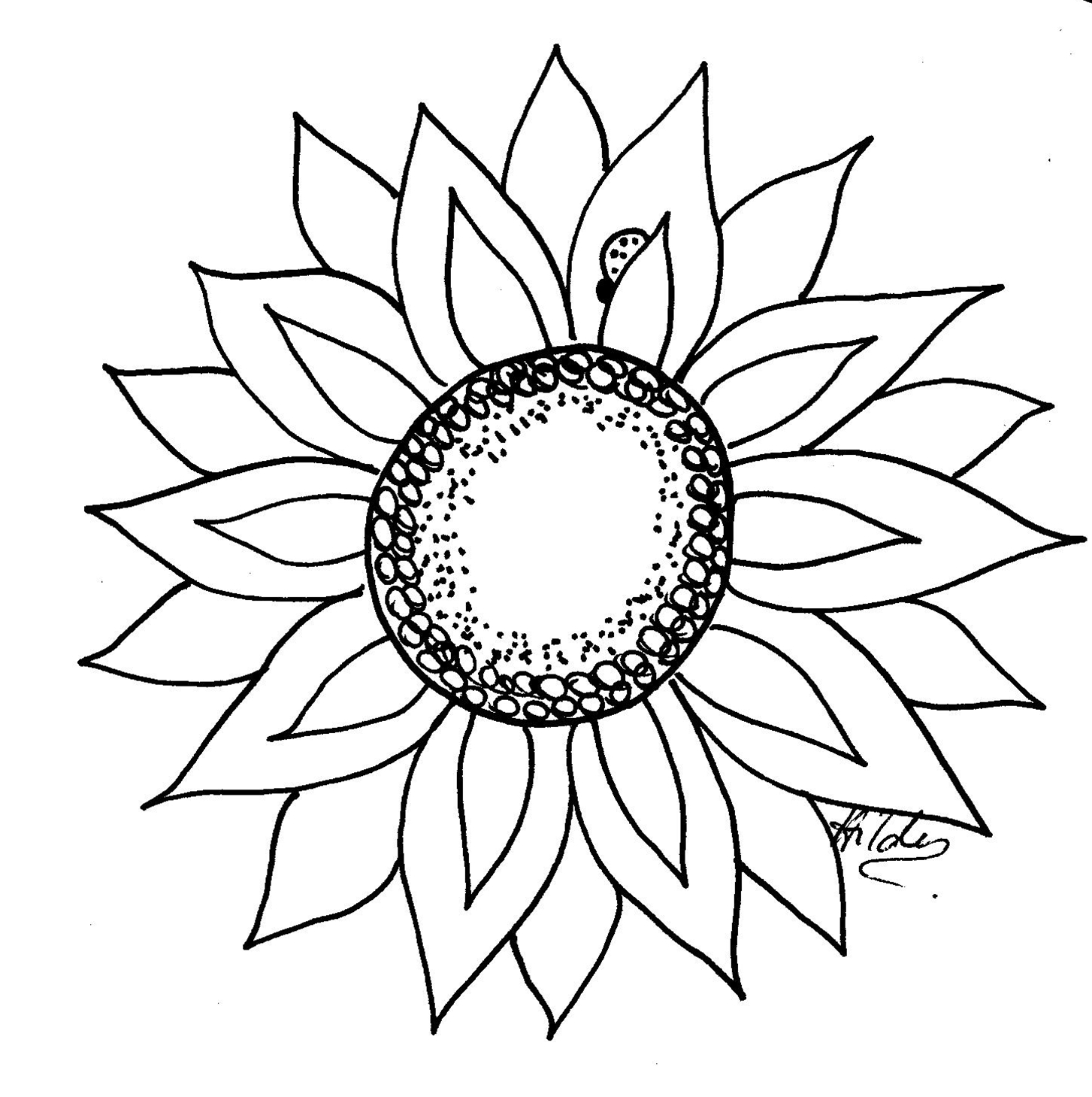 Free Sunflower Template, Download Free Clip Art, Free Clip Art On - Free Printable Sunflower Template