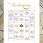 Free Thanksgiving Bingo Game Printable For Adults | Autumn * Fall   Free Printable Thanksgiving Games For Adults