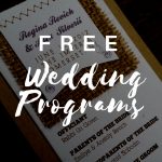 Free Wedding Program Templates | Wedding Program Ideas   Free Printable Fan Wedding Programs
