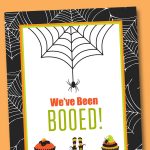 Free You've Been Booed Printable   Neighborhood Boo Tradition | Lil   You Ve Been Booed Free Printable