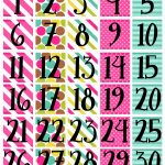 Free+Printable+Calendar+Numbers | Household Info | Calendar Numbers   Free Printable Numbers