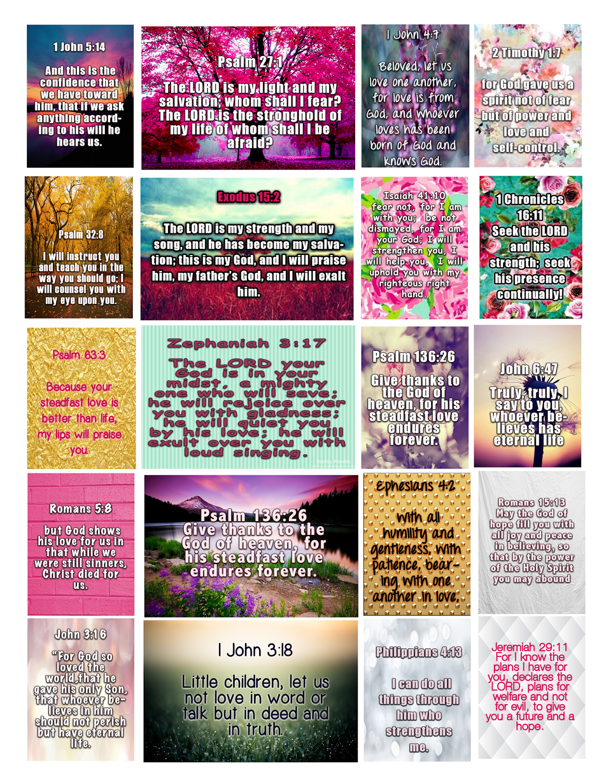 Full Faith ::..: Bible Verses Free Christian Sticker Printable - Free Printable Bible Verse Labels
