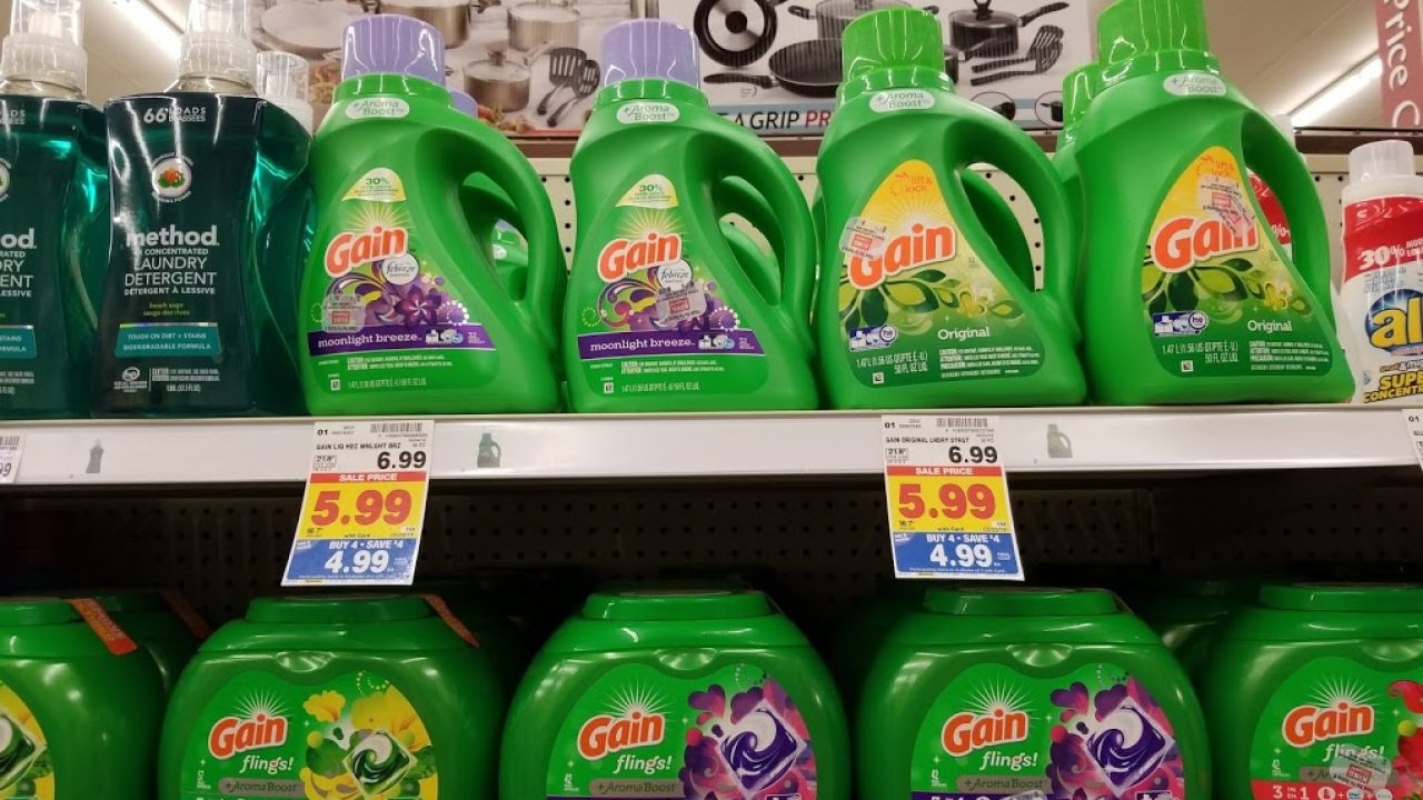 Gain Laundry Detergent For $2.99 With A Printable Coupon At King - Free Printable Gain Laundry Detergent Coupons