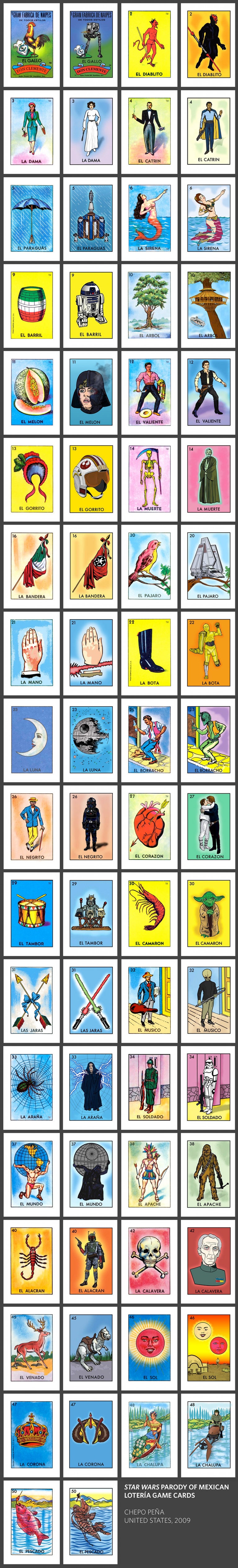 Printable Single Loteria Cards / Loteria Cards Entire Set 54 Cards 7