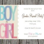 Gender Reveal Party Invitations Free Templates | Invitstiondown   Free Printable Gender Reveal Templates