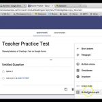 Google Classroom: Creating A Test   Youtube   Free Printable Test Maker