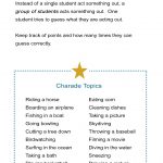 Group Charades Ideas: How To Play Charades With A Large Group   All Esl   Free Printable Recovery Games