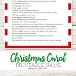 Guess The Christmas Carol Game | Lil' Luna | Christmas Party Games   Christmas Song Lyrics Game Free Printable