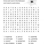 Halloween Word Search Puzzle: Find The Halloween Vocabulary In This   Halloween Puzzle Printable Free