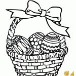 Handsome Easter Basket Coloring Pages | Free | Easter Coloring   Free Printable Coloring Pages Easter Basket