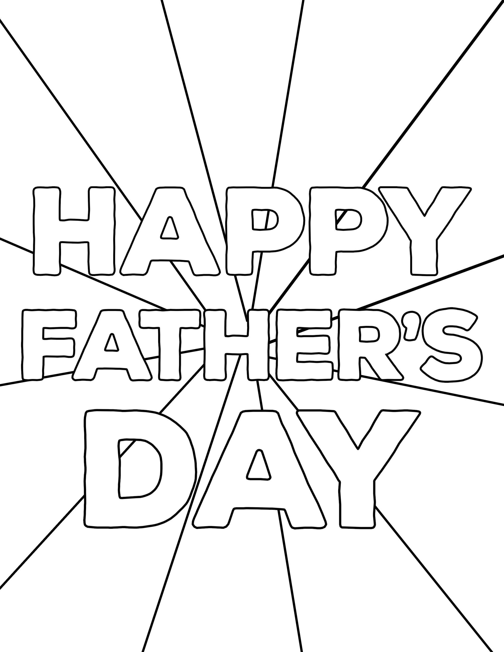 Happy Father&amp;#039;s Day Coloring Pages Free Printables - Paper Trail Design - Free Printable Fathers Day Coloring Pages For Grandpa