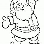 Happy Santa Coloring Pages For Kids, Printable Free | Ugly Sweater   Santa Coloring Pages Printable Free