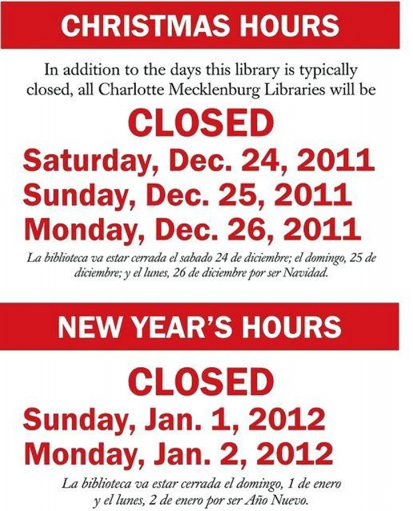 Free Printable Holiday Closed Signs Free Printable A To Z