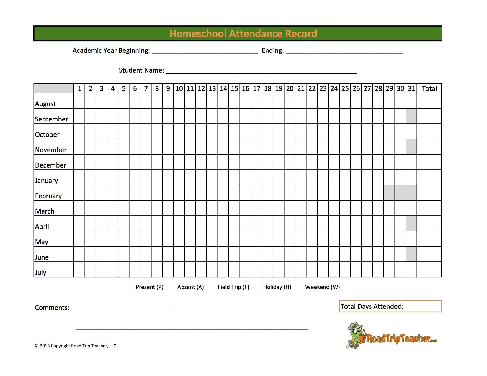 School Attendance Letter Sample