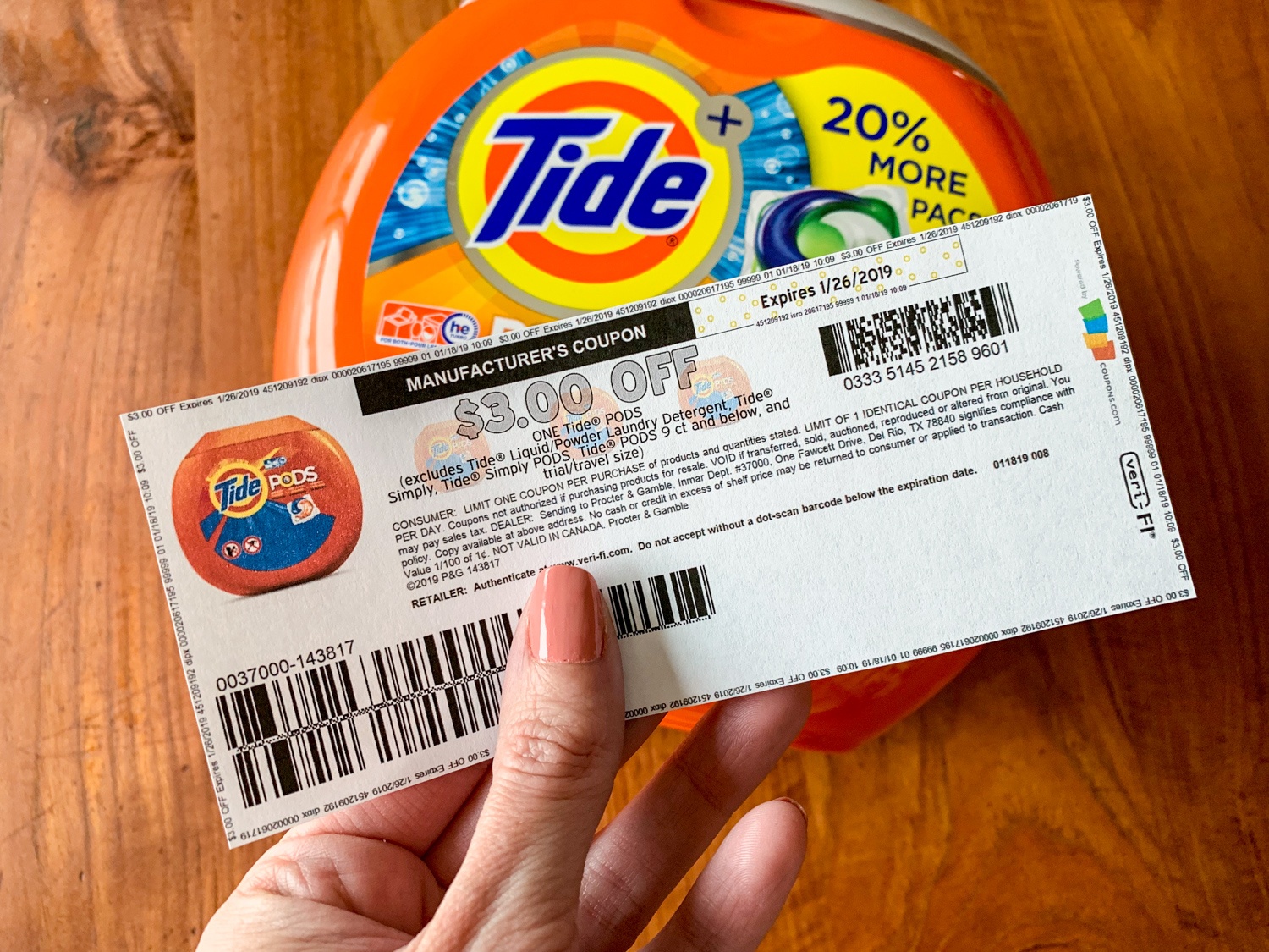 Hot 3 Off Tide Pods Printable Coupon Available For 7 Days Only Tide Coupons Free Printable 