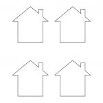 House Templates | Free Blank House Shape Pdfs   Free Shape Templates Printable