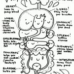 I Heart Guts €  Tagged "anatomy Coloring Book"   Coloring Home   Free Anatomy Coloring Pages Printable