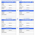 Id Card Template | In Case Of Emergency Cards | School | Id Card   Free Printable Child Identification Card
