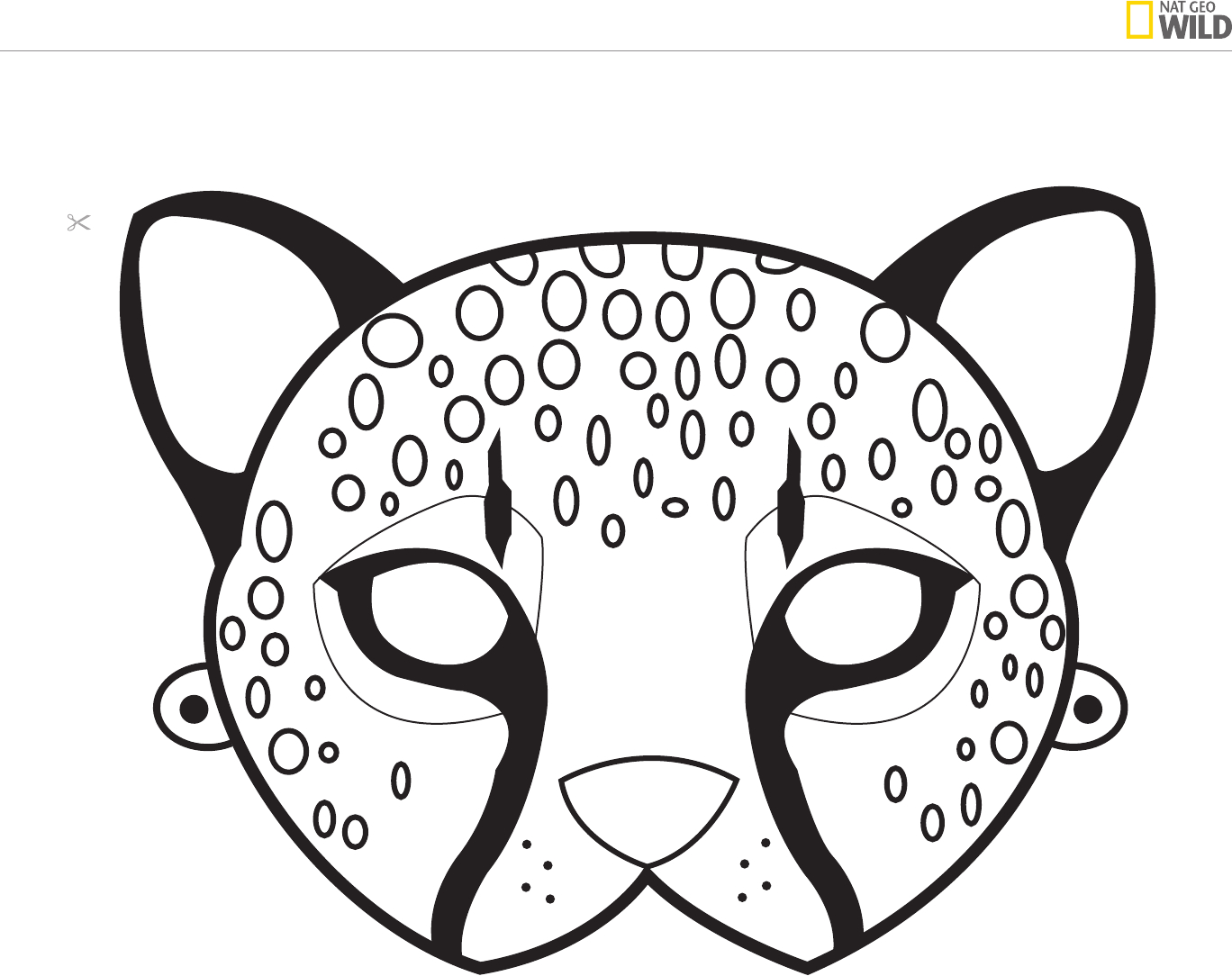 Ideas For A Natural African Safari Theme Party | Cheetah Birthday - Free Printable Lion Mask