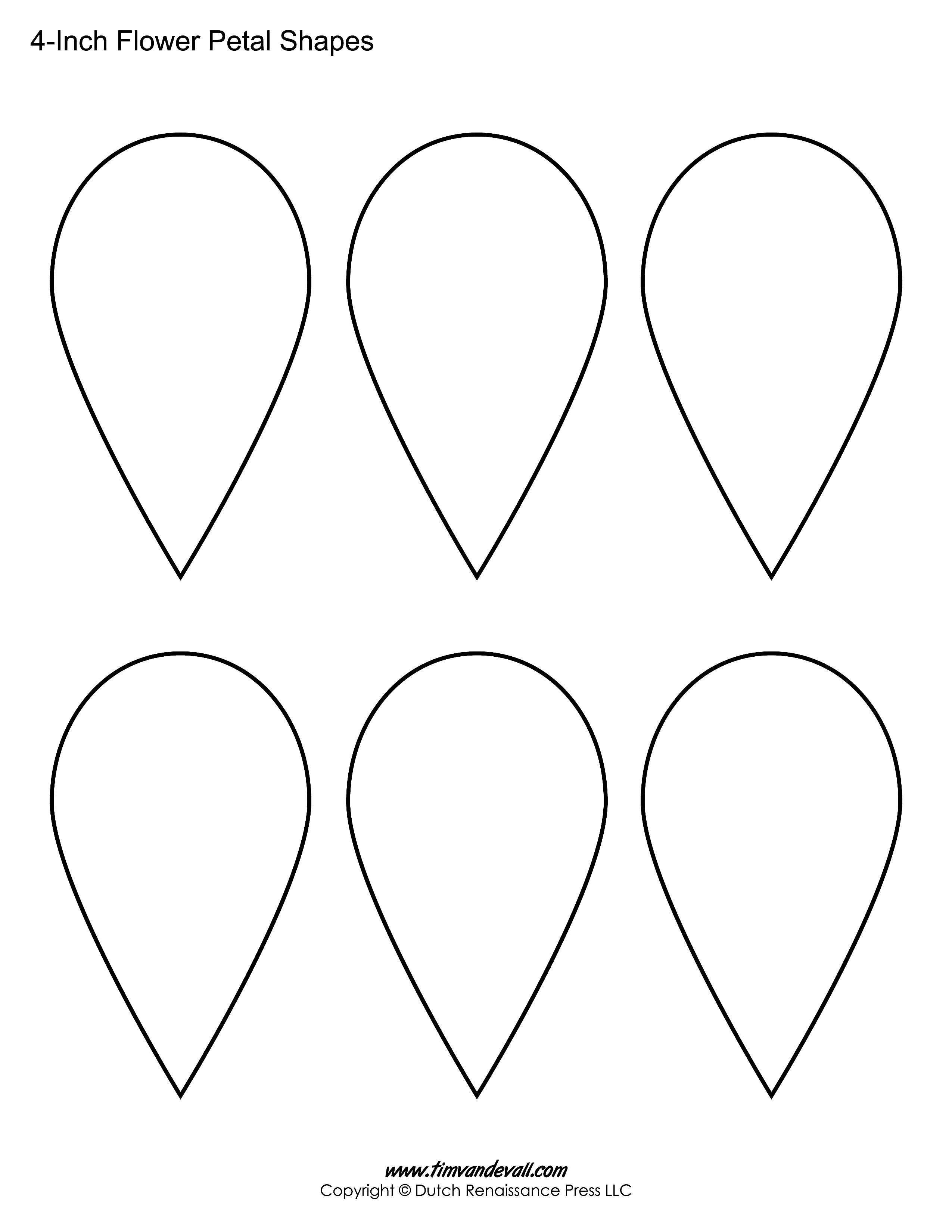 Printable Cut Out Sunflower Template
