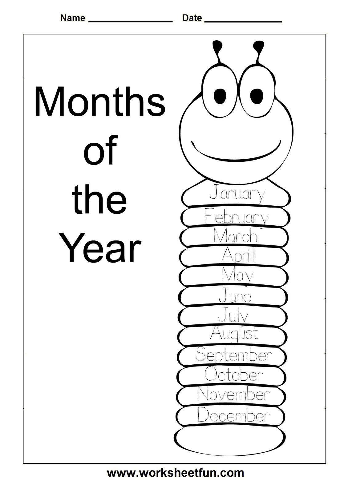 Image Result For How To Teach Months Of The Year | Kiddo | Learning - Free Printable Months Of The Year Chart