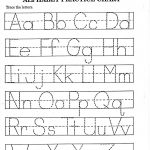 Kindergarten Alphabet Worksheets Printable | Alphabet And Numbers   Free Printable Pre K Activities
