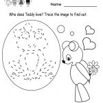 Kindergarten Valentine's Day Activities Worksheet Printable | Cute   Free Printable Preschool Valentine Worksheets