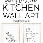 Kitchen Gallery Wall Printables | Free Printable Wall Art   Free Printable Wall Art Decor