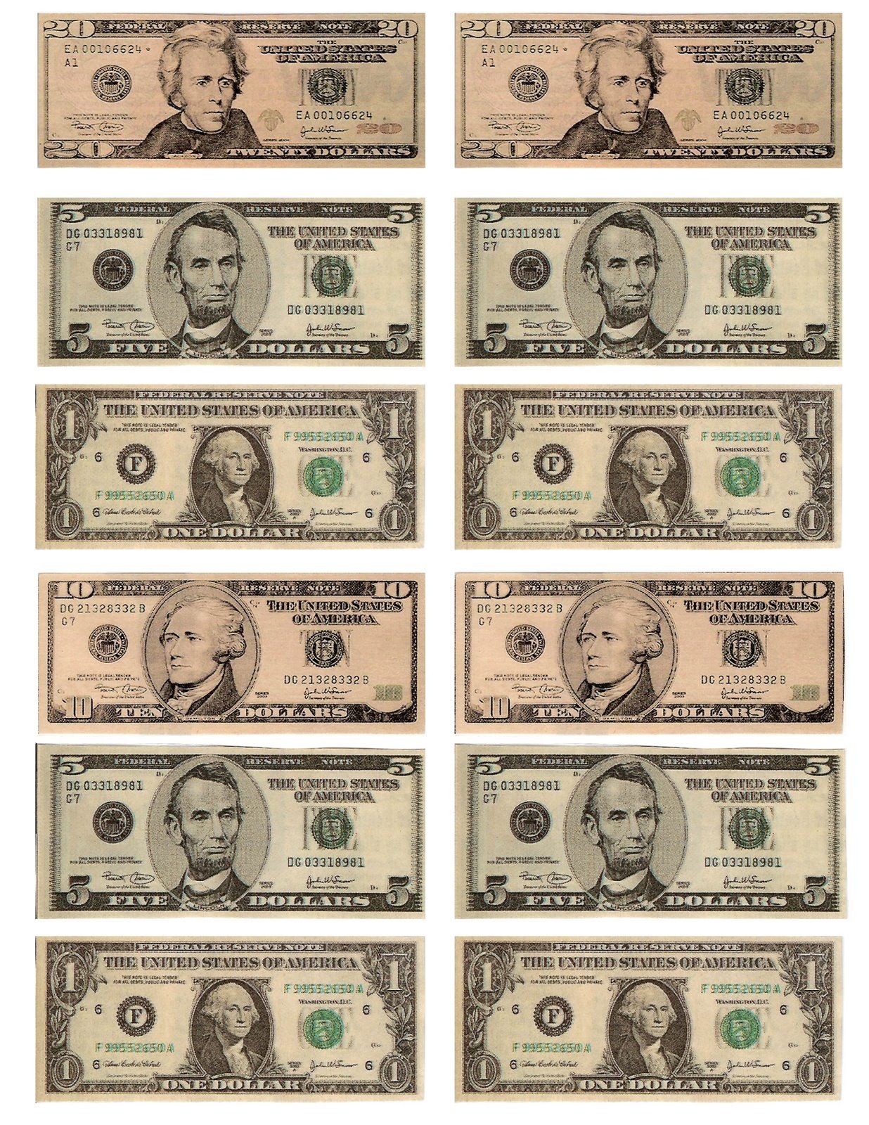 Legal, Free, Printable Money For Teaching The Kids About American - Free Printable Canadian Play Money For Kids