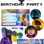 Lego Batman Thank You Cards | Lego Batman 5Th Bday | Lego Batman   Lego Batman Party Invitations Free Printable