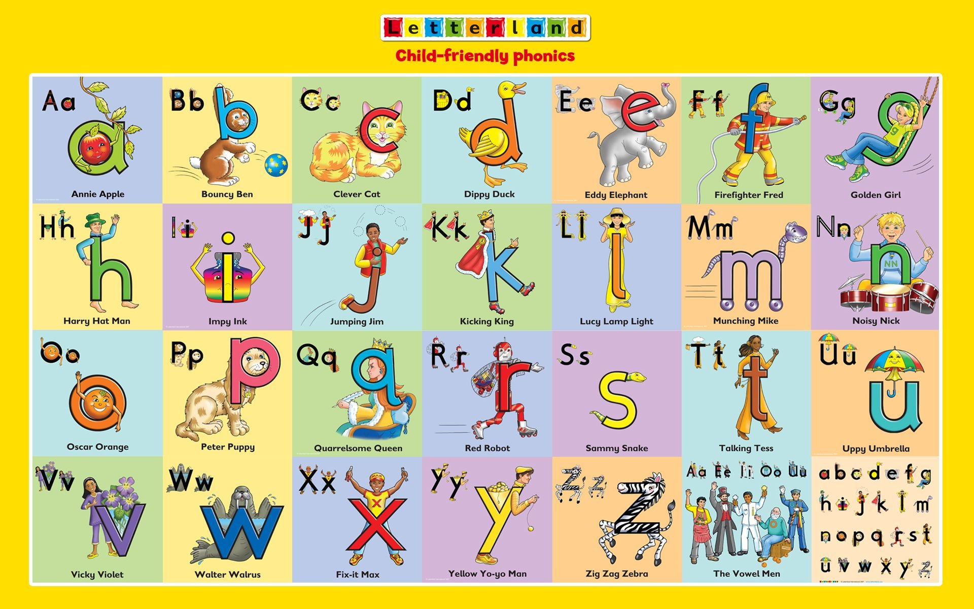 Letterland Characters | To Do - With Camille | Phonics Centers - Letterland Worksheets Free Printable