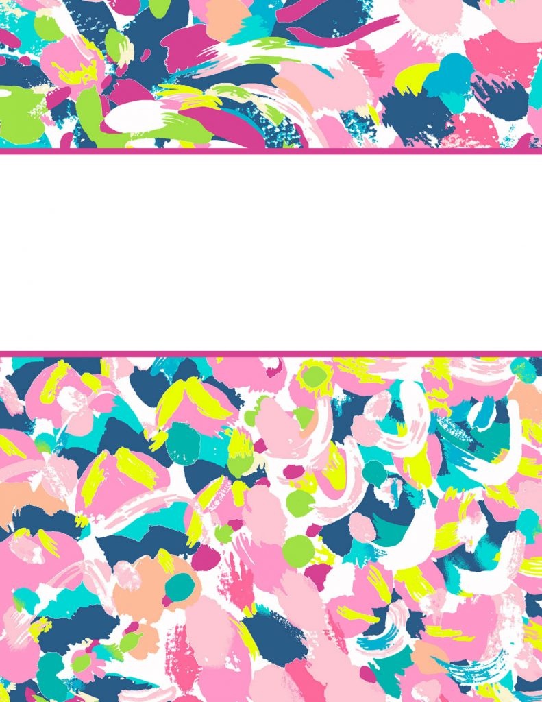 Aesthetic Cute Printable Binder Covers Printable World Holiday